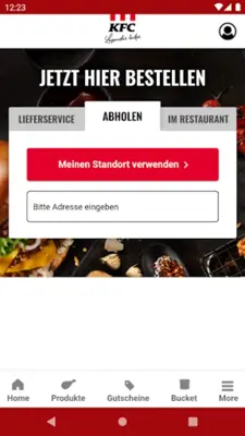 KFC android App screenshot 1