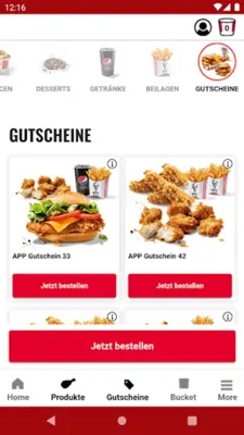 KFC android App screenshot 3